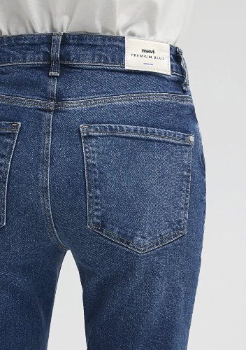 Resim Mavi Viola Kadın Jean Pantolon M101048-85290