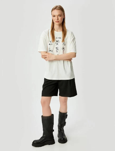Resim Koton Kadın T-shirt 5SAL10025IK