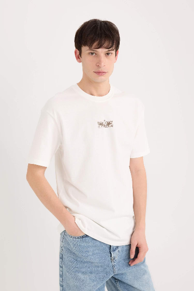Resim Defacto Erkek  T-shirt D6795AX/ER105
