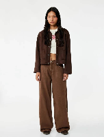 Resim Koton Kadın Kanvas Pantolon 6WAL40028MW