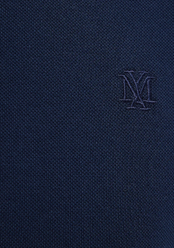 Resim Mavi Polo Yaka Erkek T-shirt M064946-70490