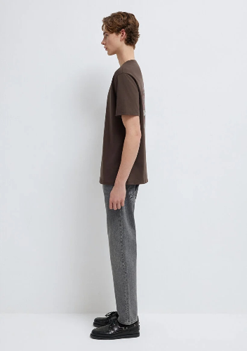 Resim Mavi Erkek T-shirt M0613205-70251