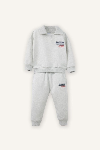 Resim Defacto Erkek Bebek Sweat Takım G6294A5/GR96