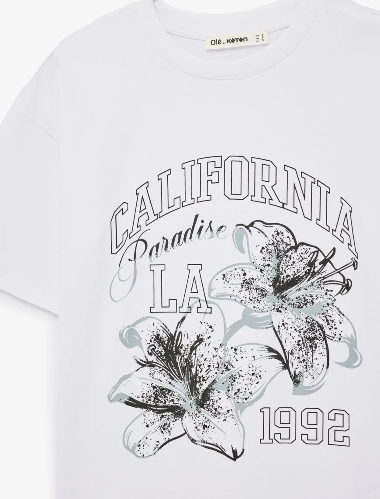 Resim Koton Kadın T-shirt 6SAL10676IK