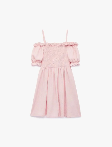 Resim Koton Kız Çocuk Elbise 6SKG80034AK