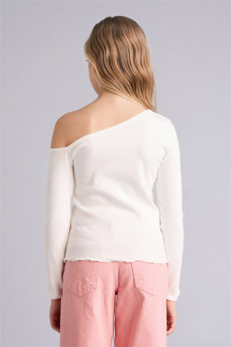 Resim Defacto Kız Çocuk T-shirt G7586A8/WT34