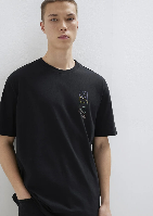 Resim Mavi Erkek T-shirt M0612350-900