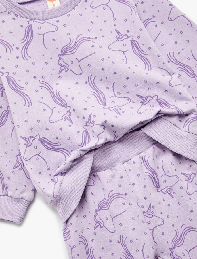 Resim Koton Kız Bebek Sweat Takım 6WMG10122AK