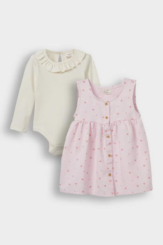 Resim Defacto Kız Bebek Kanvas Pantolon F4636A5/PN633