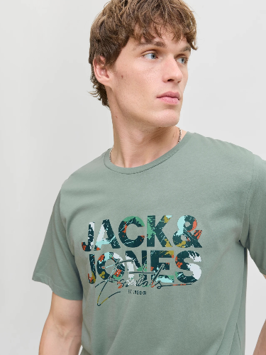 Resim Jack & Jones Jjgeplas Tee Ss Crew Neck Ln Erkek T-shirt 12278523