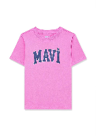 Resim Mavi Logo Kız Çocuk T-Shirt M7610109-71033