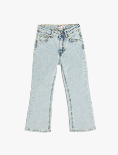 Resim Koton Kız Çocuk Jean Pantolon 5SKG40062AD