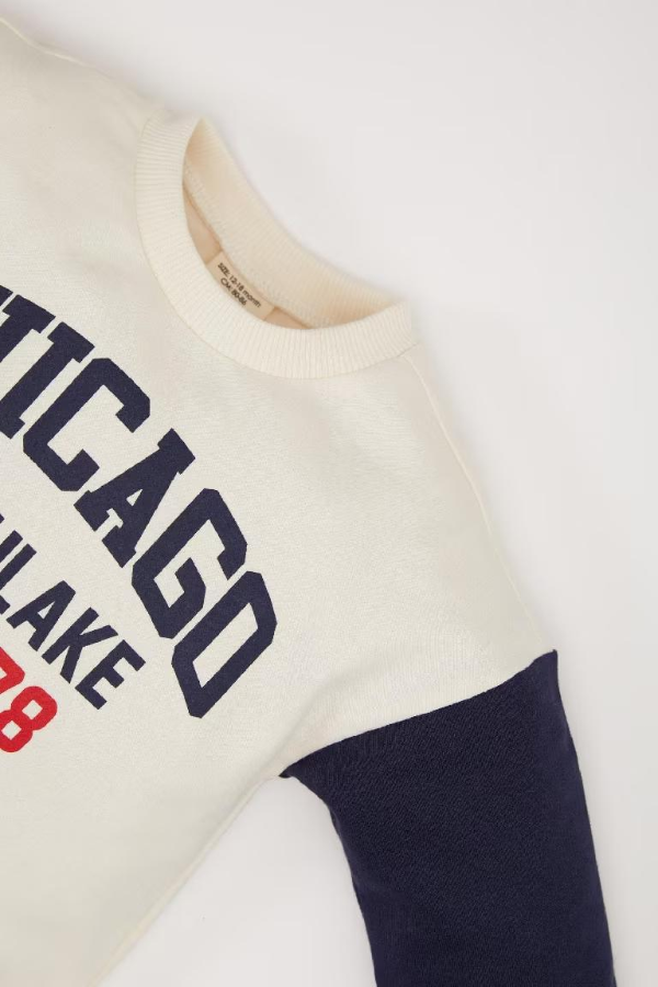 Resim Defacto Erkek Bebek  Sweat Takım D7739A5/NV256