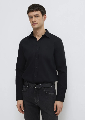 Resim Mavi Erkek Uzun Kol Gömlek M0211656-900