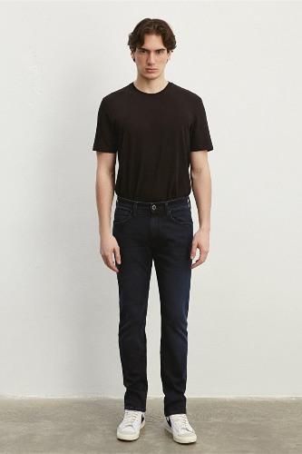 Resim Mavi Marcus Erkek Jean Pantolon M0035186541
