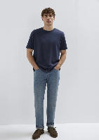 Resim Mavi Erkek T-shirt M0613102-85315