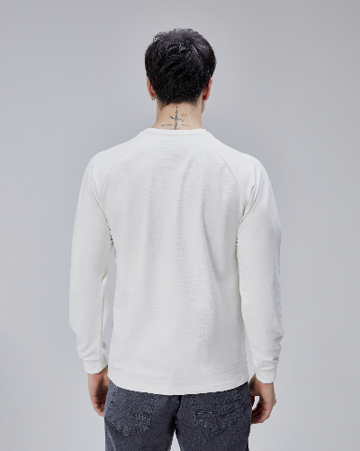 Resim Paul&More Erkek Sweat Pozitif Baskı Reglan Kol Bürümcük