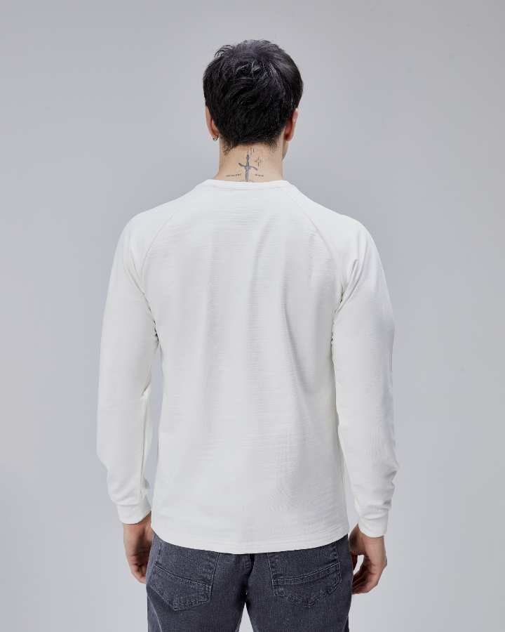 Resim Paul&More Erkek Sweat Pozitif Baskı Reglan Kol Bürümcük