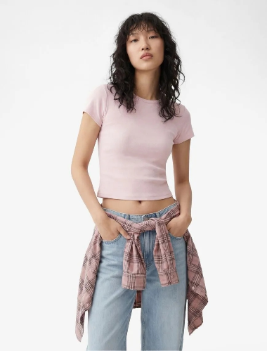 Resim Koton Kadın T-shirt 6SAL10130IK