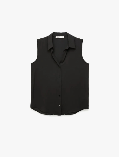 Resim Koton Kadın Kısa Kol Gömlek 6SAK60002UW