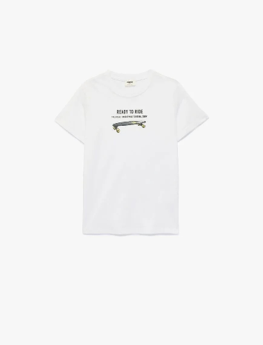 Resim Koton Erkek Çocuk T-shirt 6SKB10116TK