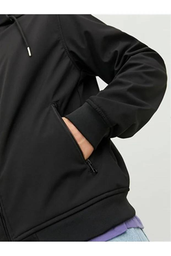 Resim Jack & Jones Jjebasic Softshell Hood Noos Erkek Ceket 12236300