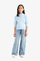 Resim Defacto Kız Çocuk  Kazak C6902A8/BE366