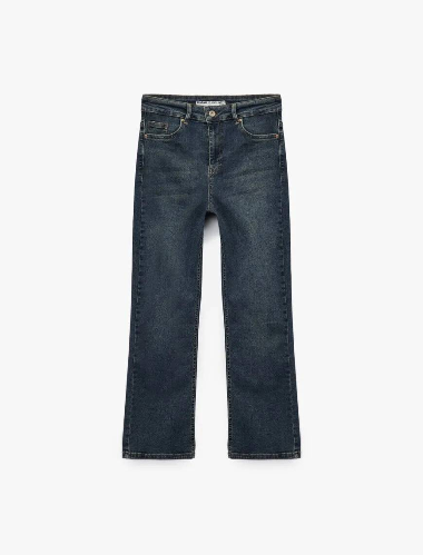 Resim Koton Kadın Jean Pantolon 6Wal40035Md