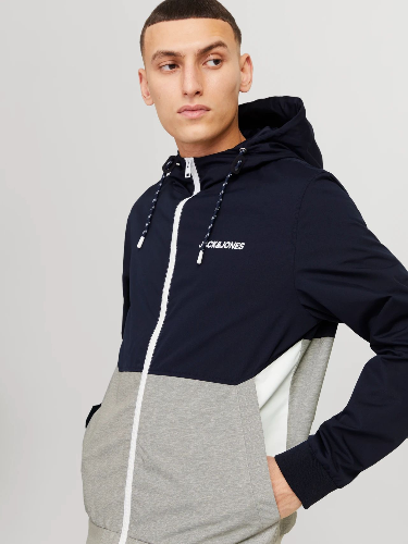 Resim Jack & Jones Jjerush Hood Bomber Noos Erkek Mont 12200208