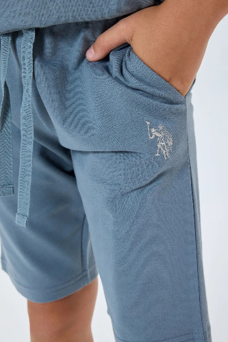 Resim U.S. Polo Assn Kids Erkek Çocuk Şort Takım Us2409-G