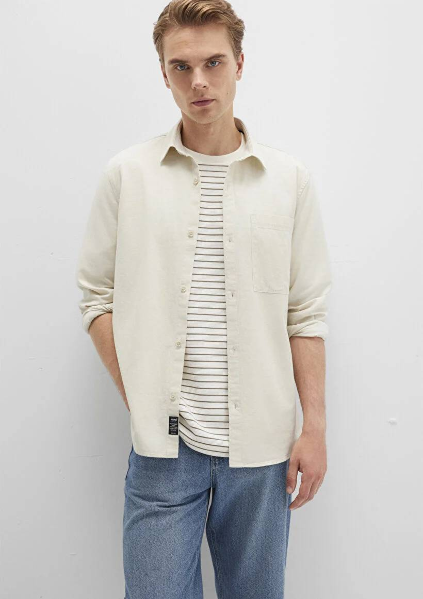 Resim Mavi Erkek Uzun Kol Gömlek M0211658-70134