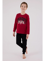 Resim U.S. Polo Assn Kids Erkek Çocuk Pijama Takım US2203-4