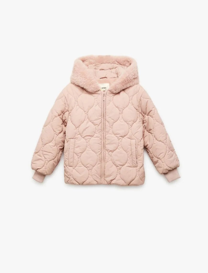 Resim Koton Kız Çocuk Mont 6WKG20034AW