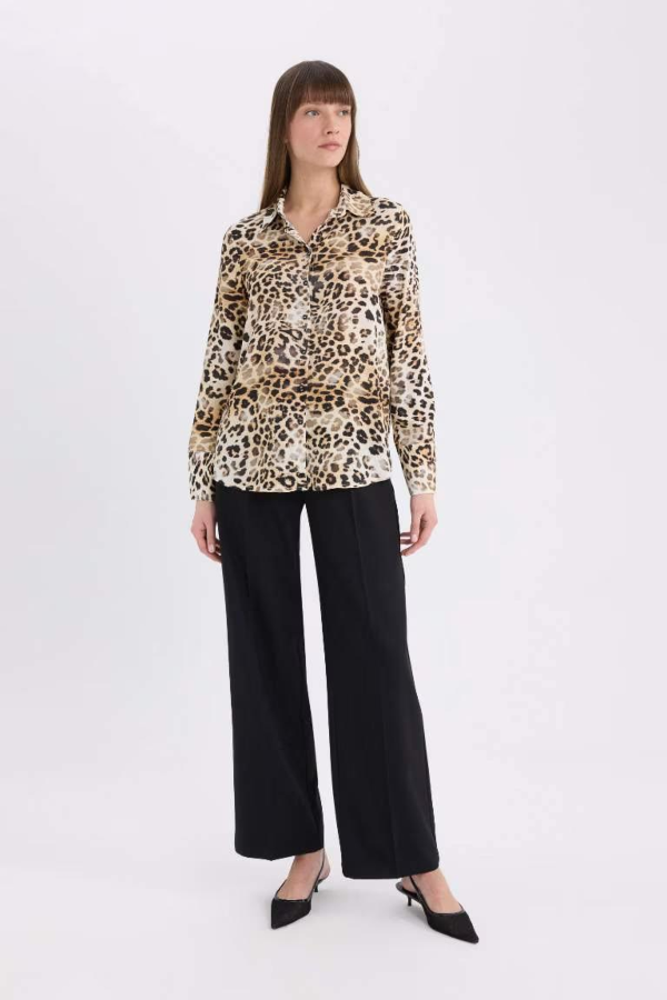 Resim Defacto Kadın Uzun kol Gömlek I8266AZ/BG362