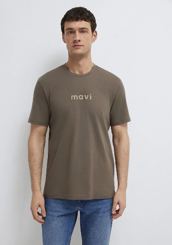 Resim Mavi Erkek T-shirt M0612732-83866