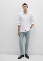 Resim Mavi Uzun Kol Erkek Gömlek M0211656-620