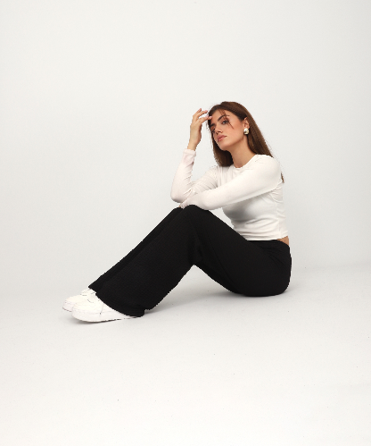 Resim Viole&More Kadın Pantolon 2498 Gofre