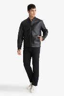 Resim Defacto Erkek Deri Mont D8525AX/BK27