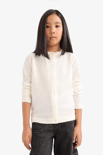 Resim Defacto Kız Çocuk  Hırka N8407A6/ER233