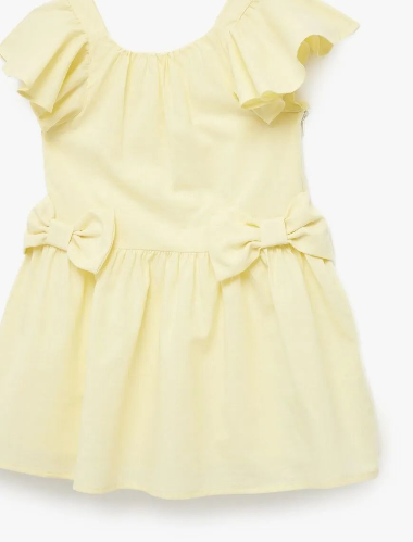 Resim Koton Kız Bebek Elbise 6SMG80040AW