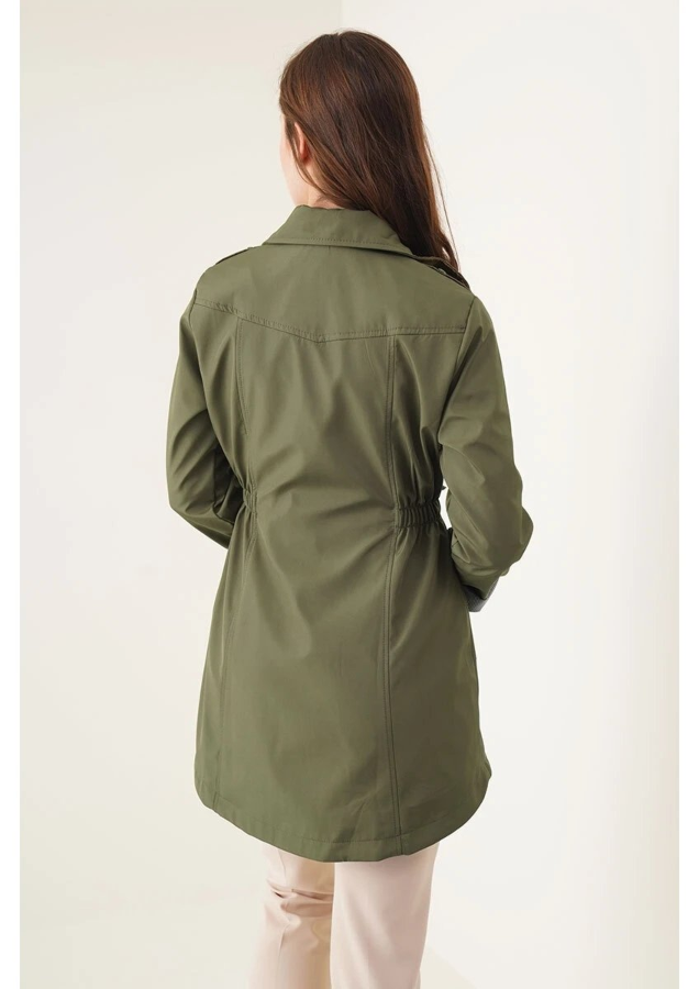 Resim Yenikoza Kadın Pardesü / Trençkot