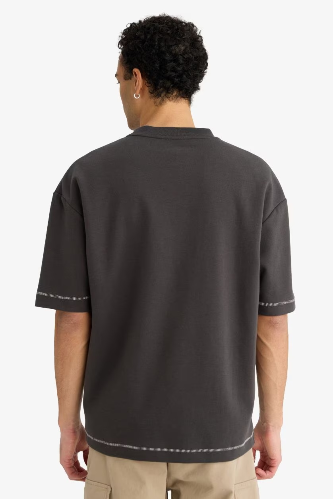 Resim Defacto Erkek T-shirt C0147AX/AR221