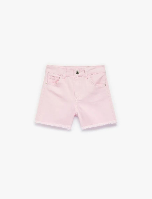 Resim Koton Kız Çocuk Kot&Kanvas Şort 6SKG40006AD