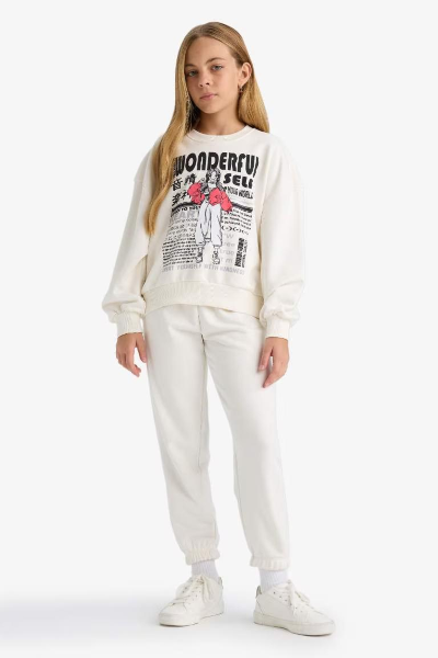 Resim Defacto Kız Çocuk  Sweat Takım E6416A8/ER105