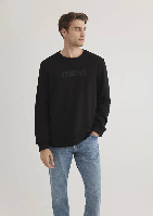 Resim Mavi Baskılı Erkek Sweat M066303-900