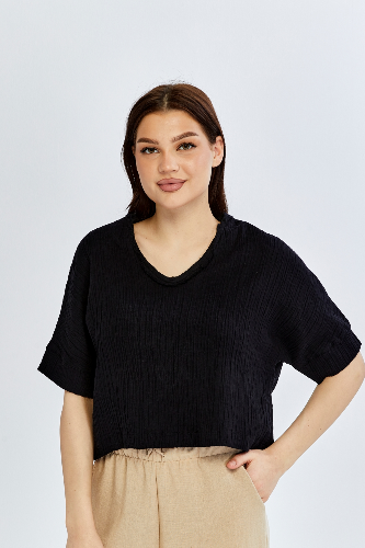 Resim Viole&More Kadın Bluz Yk09 Müslin