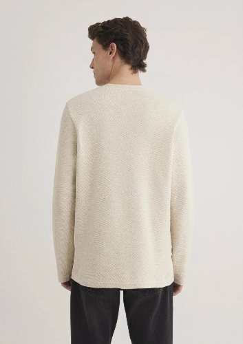 Resim Mavi Uzun Kol Erkek Sweat M0611925-70072