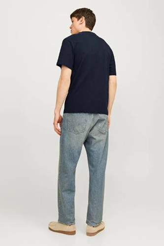 Resim Jack & Jones Jjecaleb Varsıty Tee Ss O-Neck Noos Erkek T-shirt 12257579