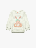 Resim Koton Kız Bebek Sweat 6Wmg10008Ak