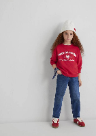 Resim Mavi Lol Dark Kız Çocuk Jean Pantolon M7010037-90876